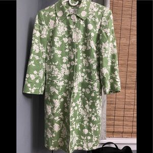 Ann Taylor (Loft) slightly used size 0 floral trench coat